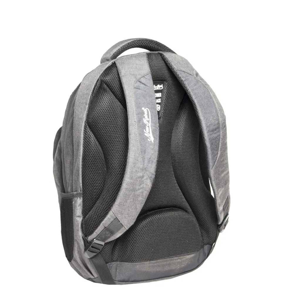 New Rebels ® BTS 4 schooltas met laptopvak grijs