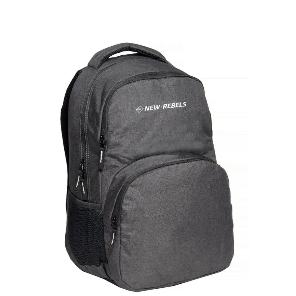 New Rebels ® BTS 2 schooltas met laptopvak zwart