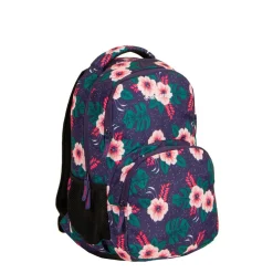 New Rebels ® BTS 2 schooltas met laptopvak Flower print