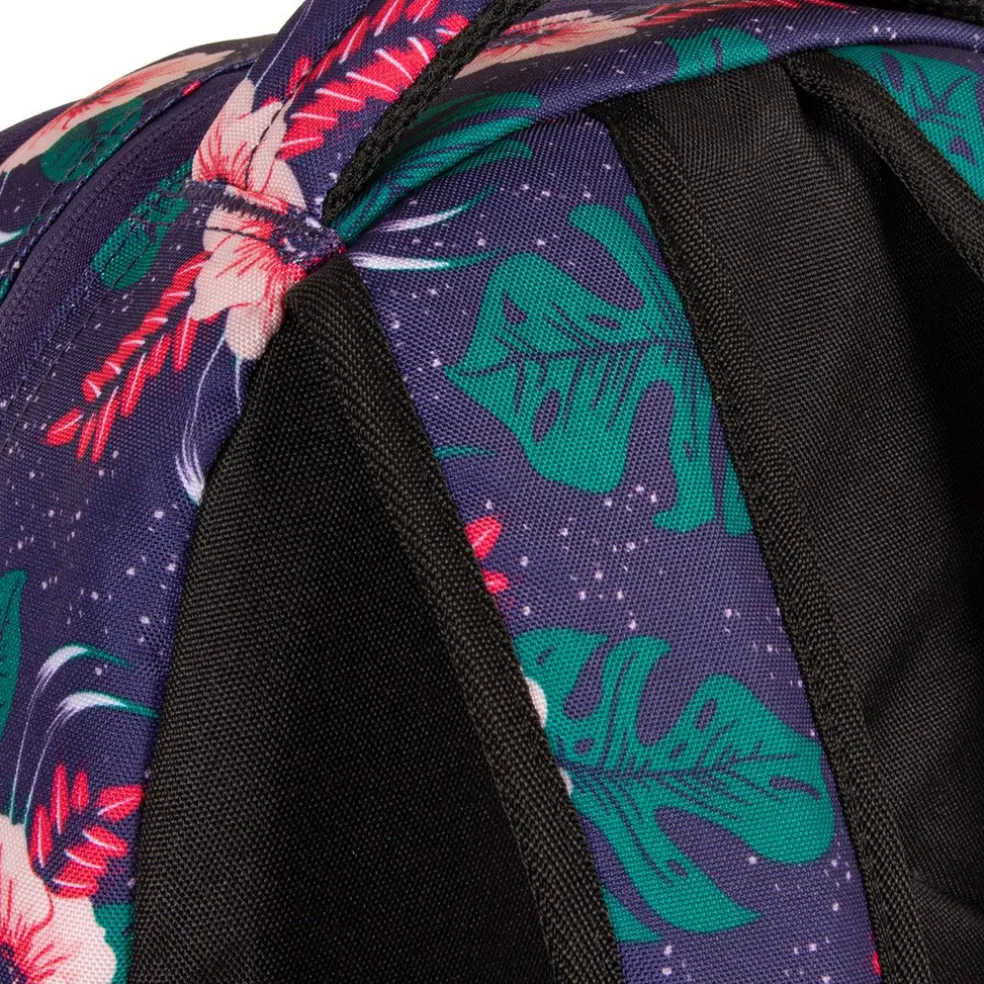 New Rebels ® BTS 2 schooltas met laptopvak Flower print