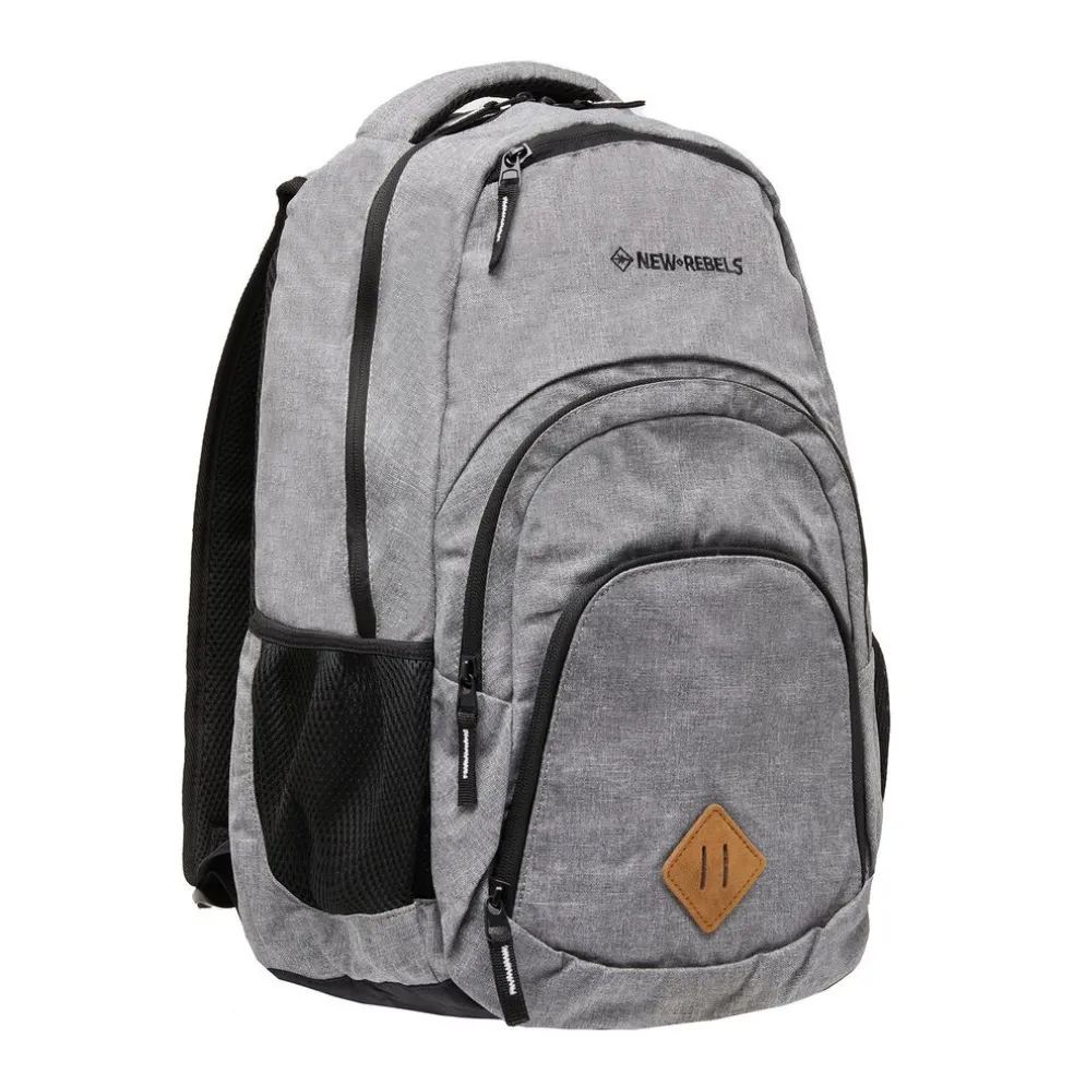 New Rebels ® BTS 3 schooltas met laptopvak antracite