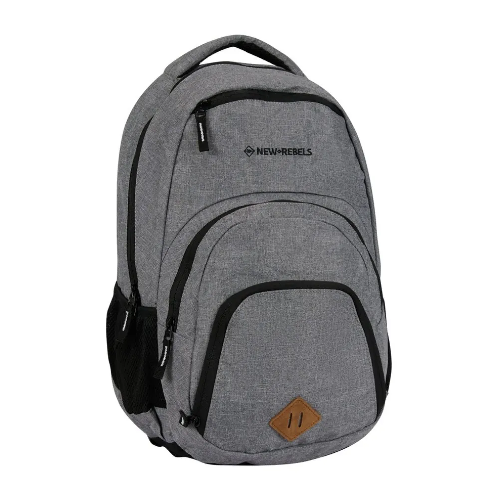 New Rebels ® BTS 3 schooltas met laptopvak antracite
