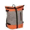 New Rebels ® Creek Roll Top Rugzak Anthracite/Orange VII | Rugtas