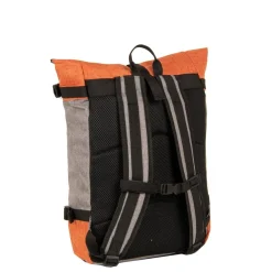 New Rebels ® Creek Roll Top Rugzak Anthracite/Orange VII | Rugtas