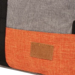 New Rebels ® Creek Roll Top Rugzak Anthracite/Orange VII | Rugtas