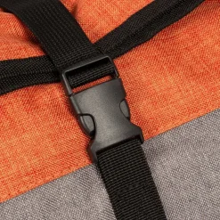New Rebels ® Creek Roll Top Rugzak Anthracite/Orange VII | Rugtas
