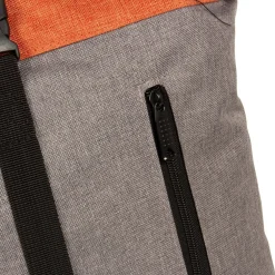 New Rebels ® Creek Roll Top Rugzak Anthracite/Orange VII | Rugtas