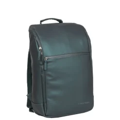 New Rebels ® Harper - Rugzak - Laptoptas - Rugtas - 18 Liter - Donker Groen - Metallic
