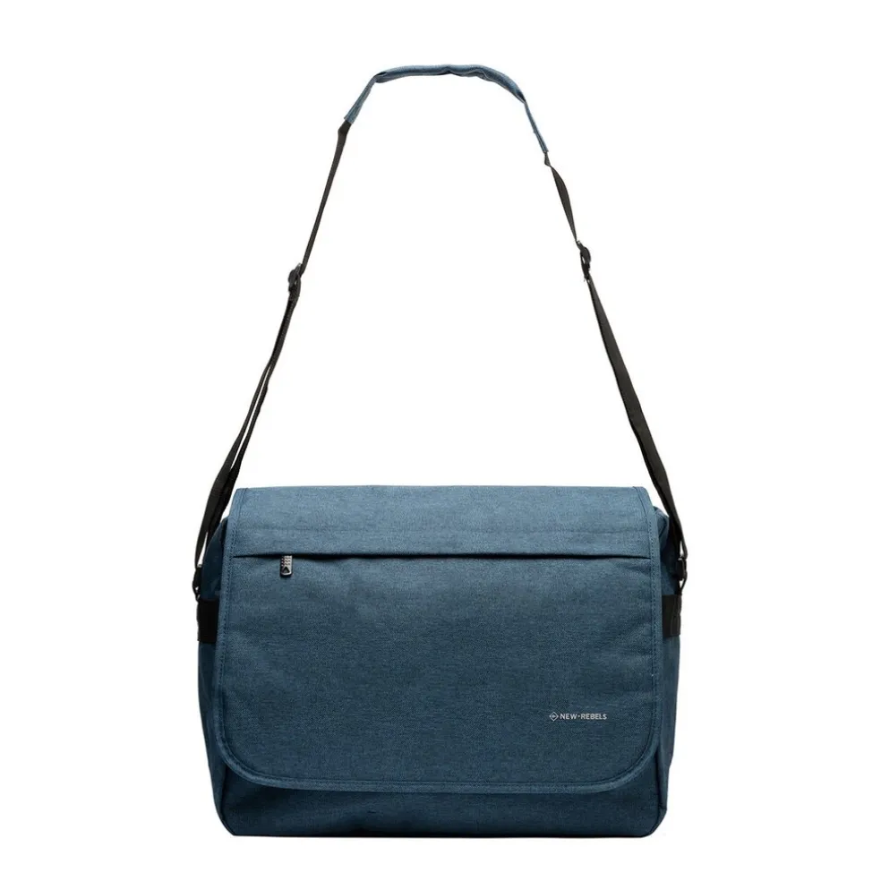 New Rebels ® Heaven26 - Large SchoudertasLaptoptas 15,6 - A4 - Shadow Blue
