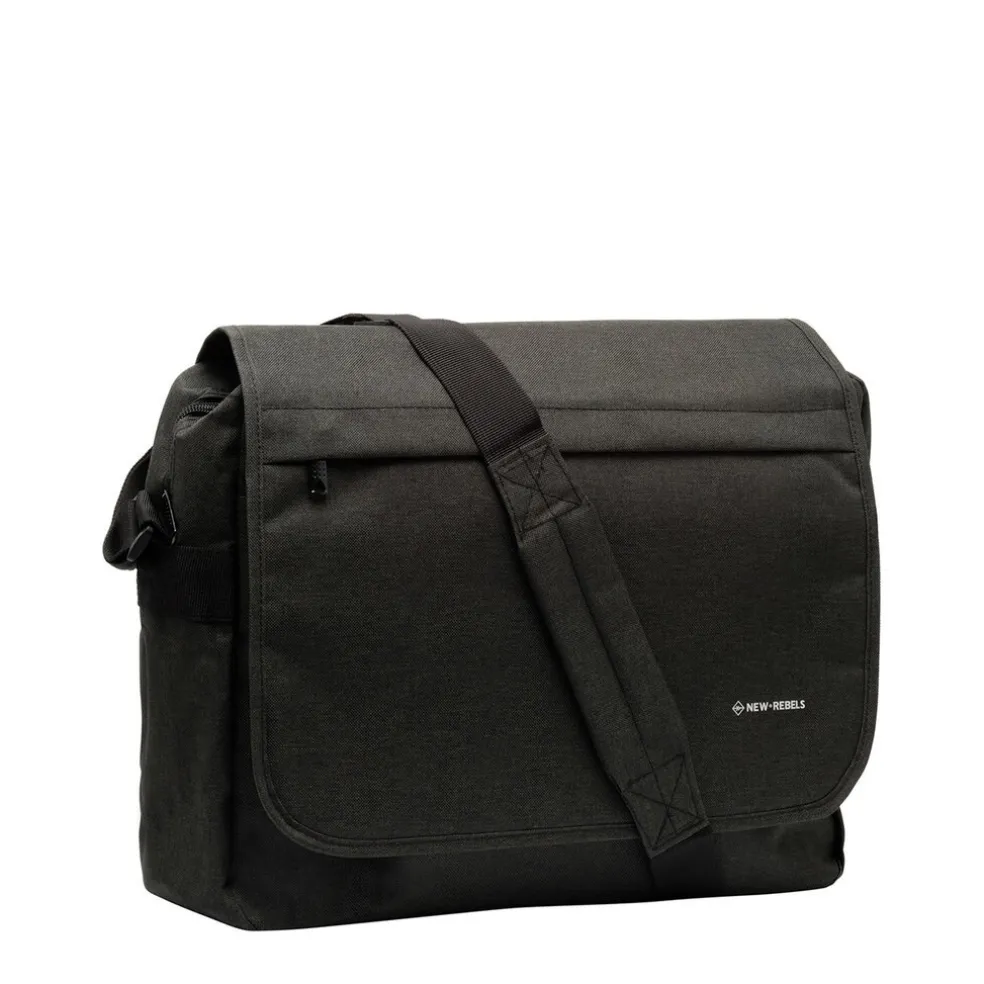 New Rebels ® Heaven26 - Large SchoudertasLaptoptas 15,6 - A4Zwart