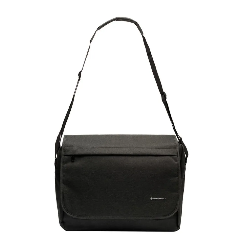 New Rebels ® Heaven26 - Large SchoudertasLaptoptas 15,6 - A4Zwart