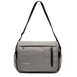 New Rebels ® Heaven25 - Medium Schoudertas  A5 - Crossbodytas met flap - Grijs