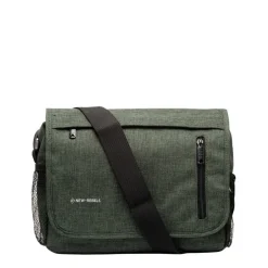 New Rebels ® Heaven25 - Medium Schoudertas A5 - Crossbodytas met flap Donker Groen