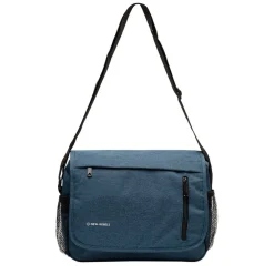 New Rebels ® Heaven25 - Medium Schoudertas  A5 - Crossbodytas met flap - Blauw
