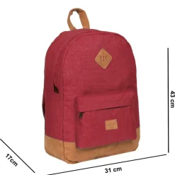 New Rebels ® Heaven - Rugzak - 16L - Polyester - Burgundy