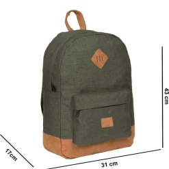 New Rebels ® Heaven - Rugzak - 16L - Polyester - Donkergroen
