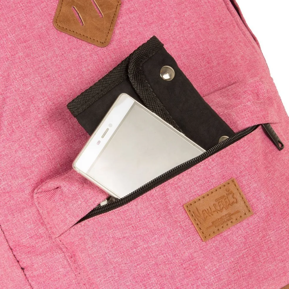 New Rebels ® Heaven - Rugzak - 16L - Polyester - Roze