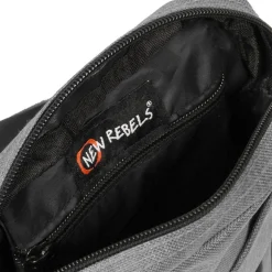 New Rebels ® Heaven - Schoudertas - Crossbody - Polyester - Antraciet