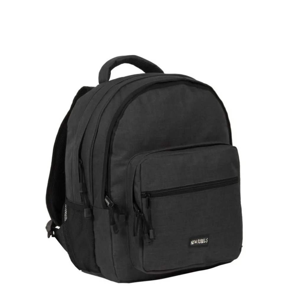 New Rebels ® Heaven School Rugzak Zwart