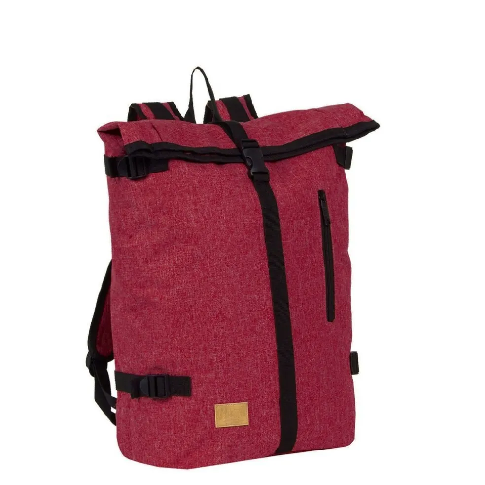 New Rebels ® Heaven Urban Transport - Rugzak -Rugtas - Laptopvak - Polyester - Burgundy