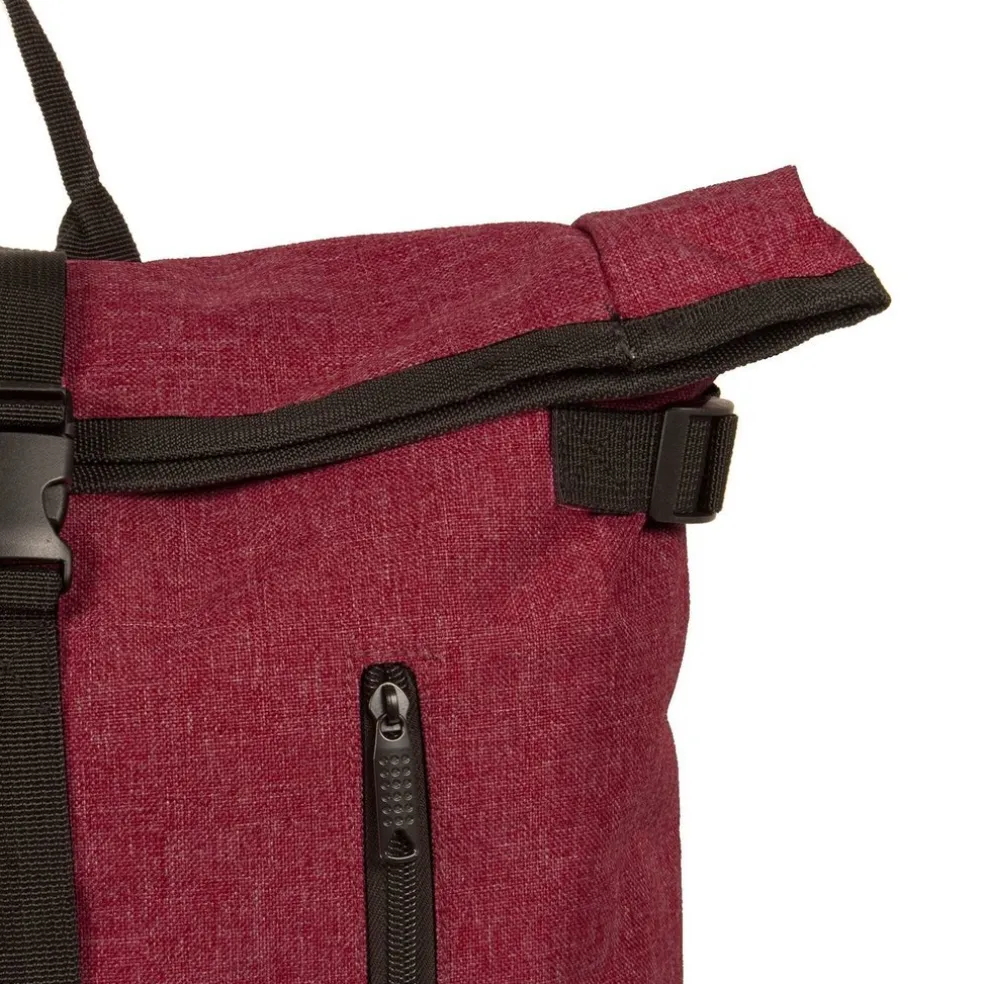 New Rebels ® Heaven Urban Transport - Rugzak -Rugtas - Laptopvak - Polyester - Burgundy