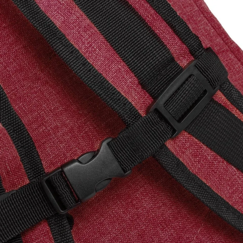 New Rebels ® Heaven Urban Transport - Rugzak -Rugtas - Laptopvak - Polyester - Burgundy