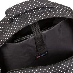 New Rebels ® Katschberg - Schooltas - Laptopvak - Zwart - Rugzak - Rugtas