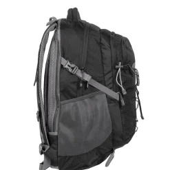 New Rebels ® Kinley - Rugtas - Schooltas - Vrijetijdstas - 48 Liter - Nylon - Zwart