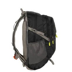 New Rebels ® Kinley - Rugtas - Schooltas - Vrijetijdstas - 35 Liter - Nylon - Zwart