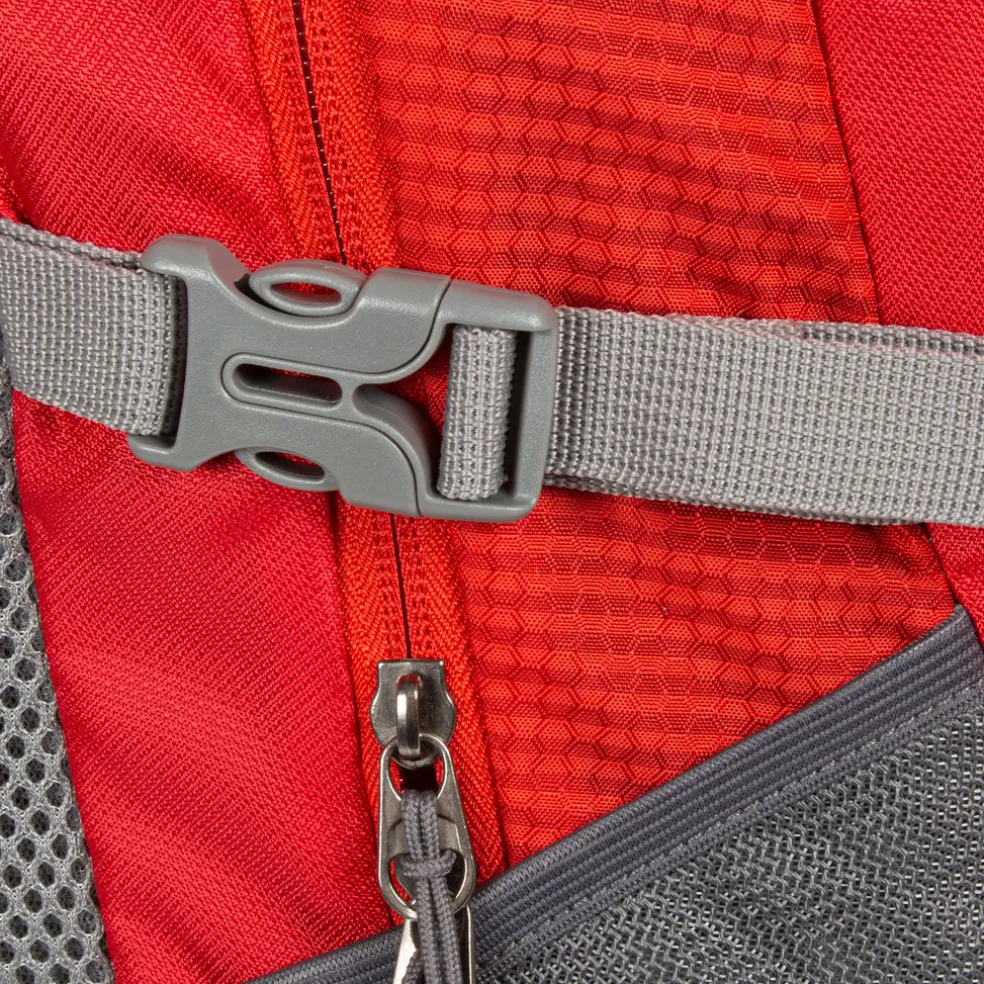 New Rebels ® Kinley - Rugtas - Schooltas - Vrijetijdstas - 28 Liter - Nylon - Rood