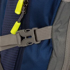 New Rebels ® Kinley - Rugtas - Schooltas - Vrijetijdstas - 35 Liter - Nylon - Navy Blauw