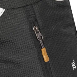 New Rebels ® Kinley - Rugtas - Schooltas - Vrijetijdstas - 28 Liter - Nylon - Zwart