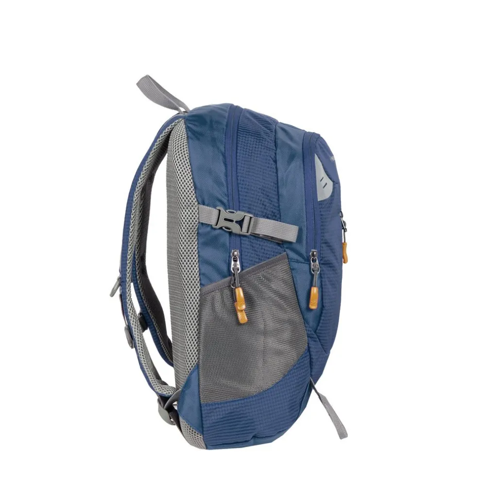 New Rebels ® Kinley - Rugtas - Schooltas - Vrijetijdstas - 28 Liter - Nylon - Navy Blauw