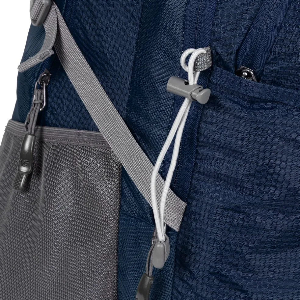 New Rebels ® Kinley - Rugtas - Schooltas - Vrijetijdstas - 48 Liter - Nylon - Navy Blauw
