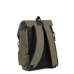 New Rebels ® Mart - PU - Laptop - Rugtas - Rugzak - Waterafstotend - Olijf