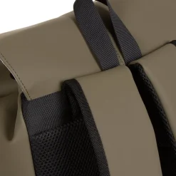 New Rebels ® Mart - PU - Laptop - Rugtas - Rugzak - Waterafstotend - Olijf