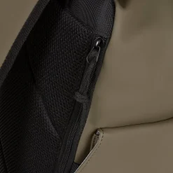 New Rebels ® Mart - PU - Laptop - Rugtas - Rugzak - Waterafstotend - Olijf