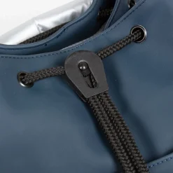 New Rebels ® Mart - PU - Laptop - Rugtas - Rugzak - Waterafstotend - Navy Blauw