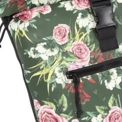 New Rebels ® Mart - Rolltop - Rugtas - Waterafstotend - Flower Dark - Large II - Rugzak