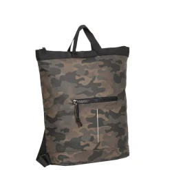New Rebels ® Mart - Top Zip - Waterafstotend - Rugtas - Laptoptas 14Inch. - Shopper - Brown Camouflage