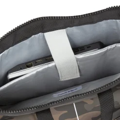 New Rebels ® Mart - Top Zip - Waterafstotend - Rugtas - Laptoptas 14Inch. - Shopper - Brown Camouflage