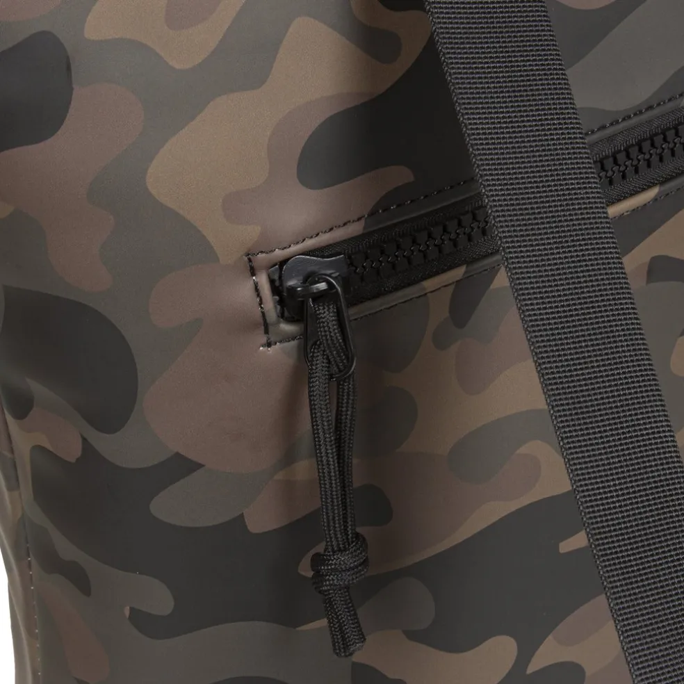 New Rebels ® Mart - Top Zip - Waterafstotend - Rugtas - Laptoptas 14Inch. - Shopper - Brown Camouflage