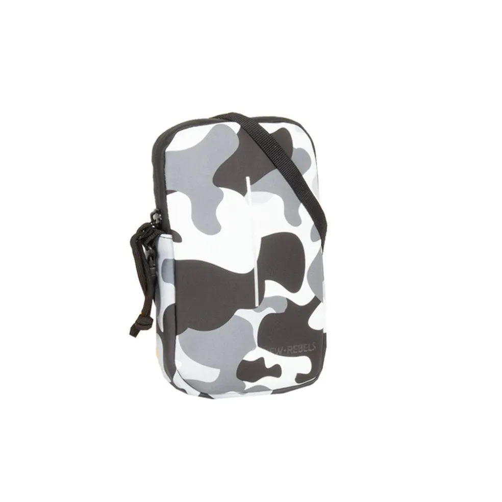 New Rebels ® Mart - Waterafstotend - Telefoontas - Telefoontasje - Army Camouflage Grey