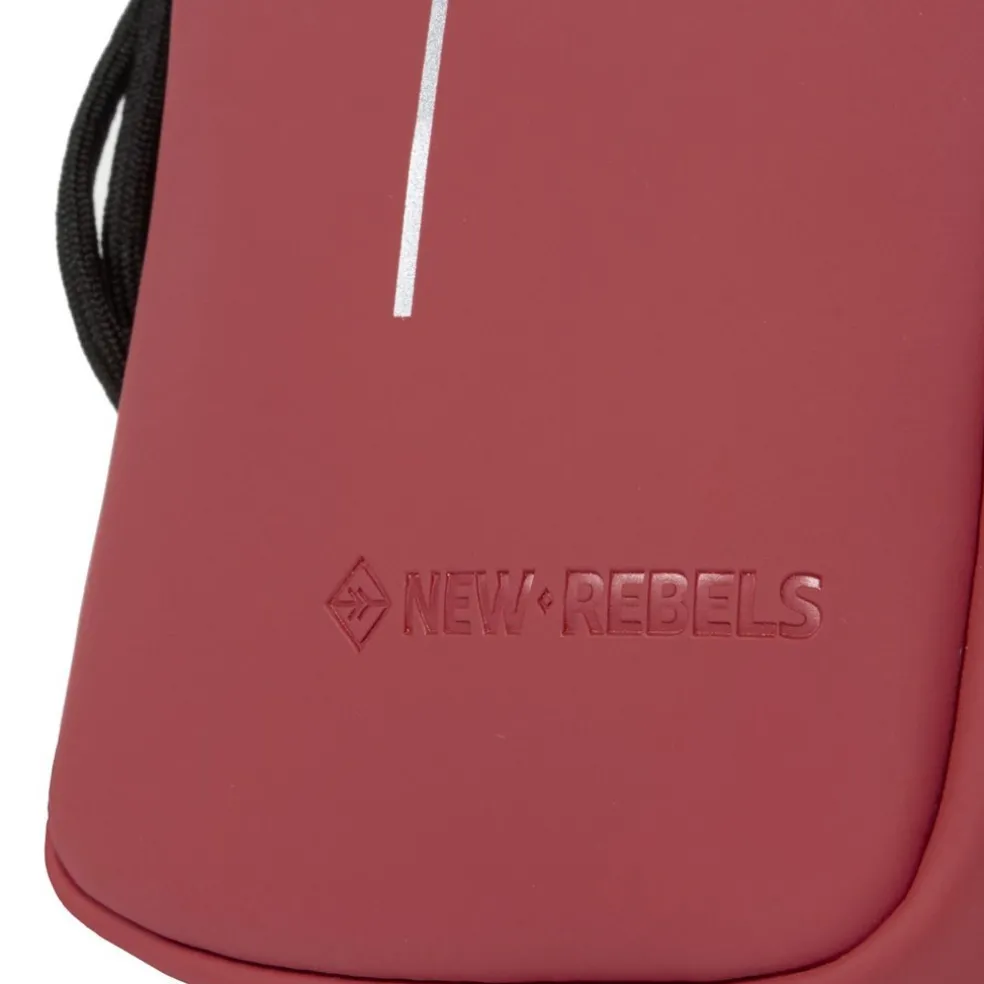 New Rebels ® Mart - Waterafstotend - Telefoontas - Telefoontasje - Burgundy