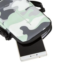 New Rebels ® Mart - Waterafstotend - Telefoontas - Telefoontasje - Army Camouflage Mint