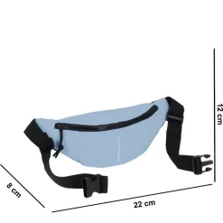New Rebels ® Mart - Waterafstotend - Fanny Pack - Heuptas - Zacht Blauw