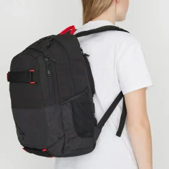 New Rebels - Otis - Stanford Rugtas 20L - Duotone - duurzaam waterafstotend polyester - 15.6" laptop - Zwart