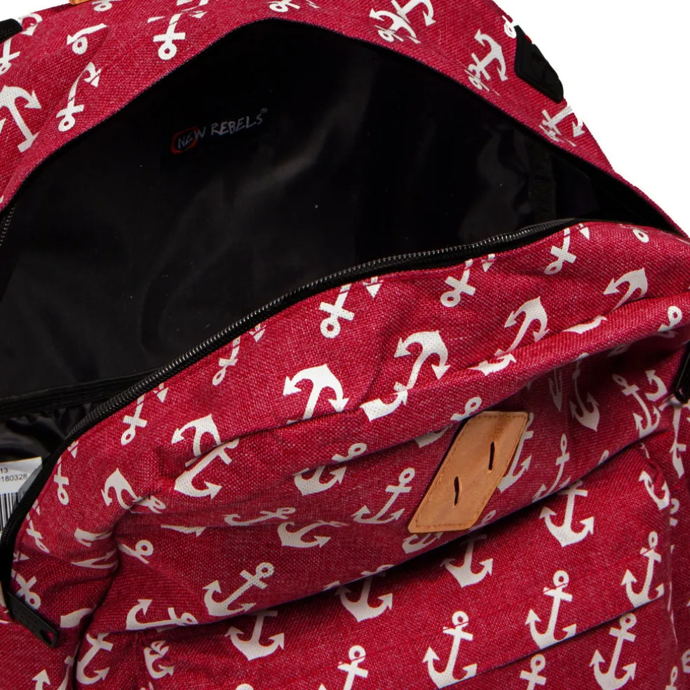 New Rebels ® Sealife Rugtas Burgundy