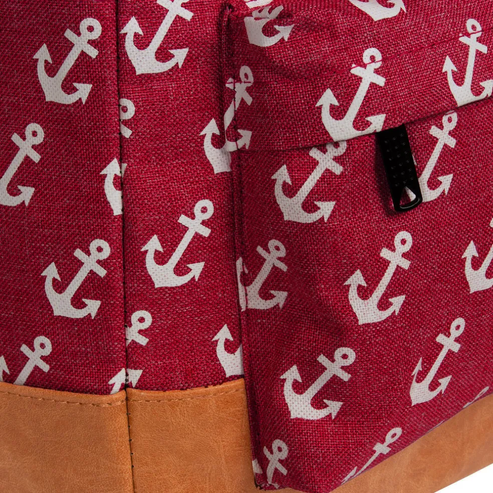 New Rebels ® Sealife Rugtas Burgundy