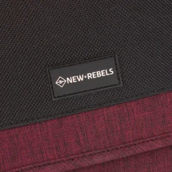New Rebels ® Solar 25 - Medium Schoudertas A5 - Crossbodytas Met Flap - Burgundy